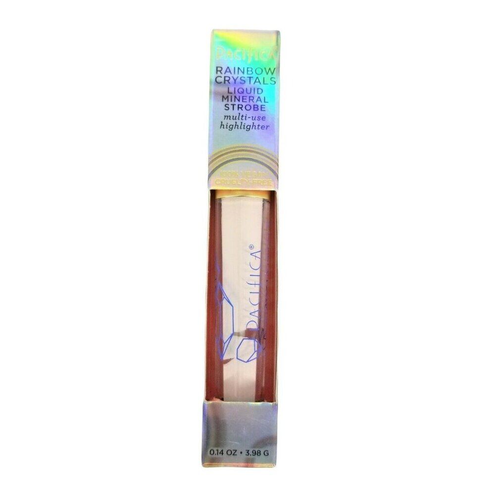 Pacifica Rainbow Crystals Liquid Mineral Strobe Highlighter Unicorn Vegan New